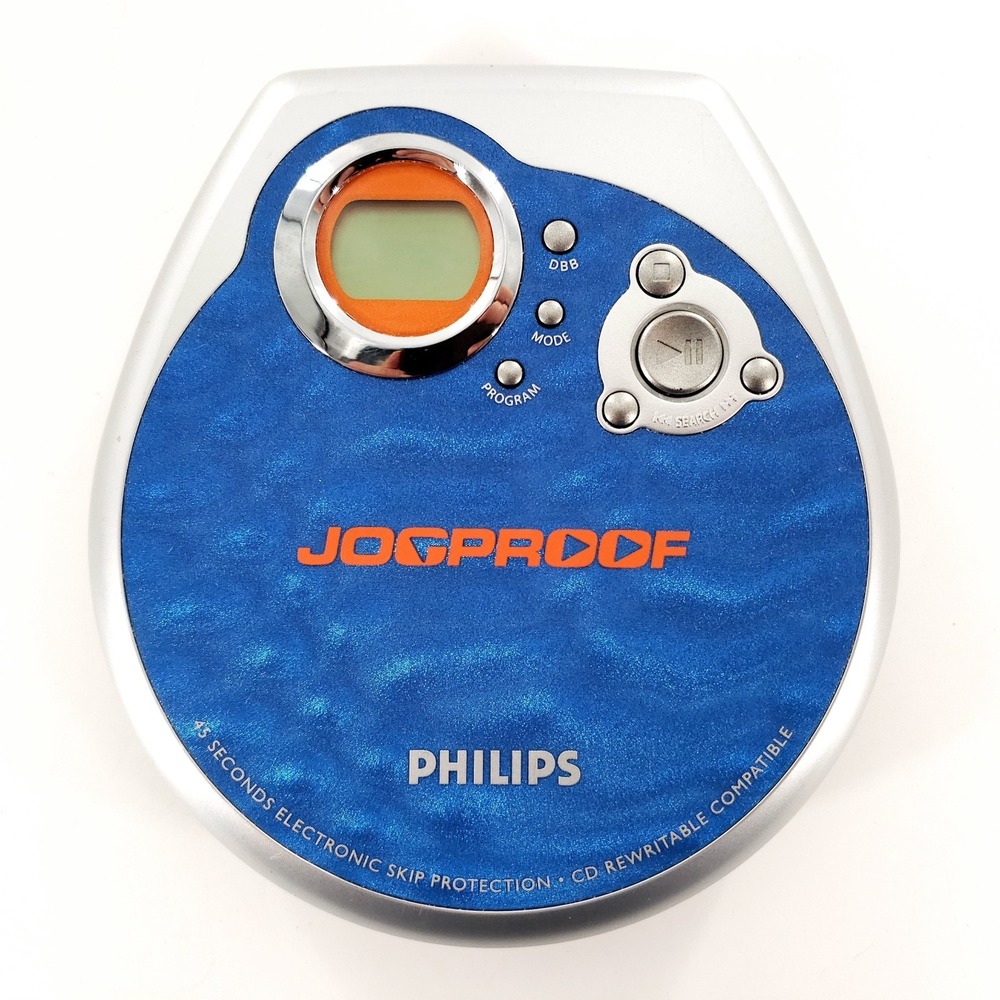 Philips AX3211/17 Portable CD Player Jogproof Skip Protection Tested & Works
